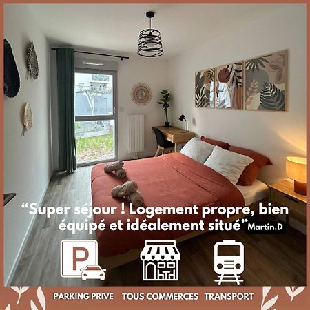 T3 Moderne - Proche Tram - Parking Prive Apartment Angers Luaran gambar